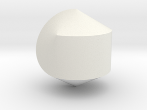 Hexasphericon Solid & True in White Natural Versatile Plastic