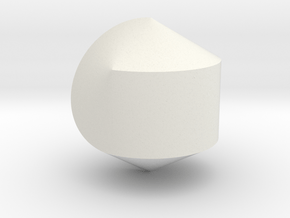 Hexasphericon Solid & True in White Premium Versatile Plastic