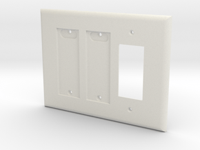 Philips Hue Double Dimmer Plate 3 Gang Decora in White Natural Versatile Plastic