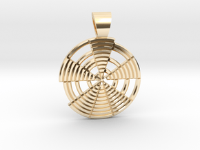 Prime's spiral [pendant] in 14k Gold Plated Brass