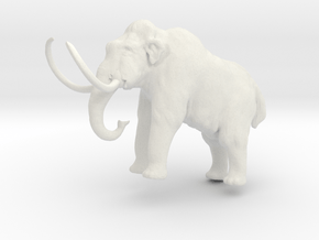 Woolly Mammoth ver4 in White Natural Versatile Plastic