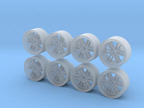Enkei RPF1 10x5mm 1/43 Scale Wheels in Tan Fine Detail Plastic