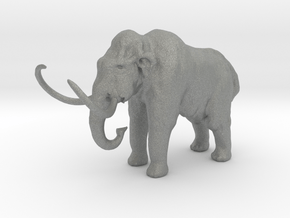 S Scale Woolly Mammoth in Gray PA12