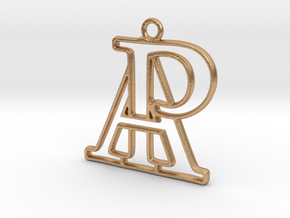 Monogram with initials A&P in Natural Bronze