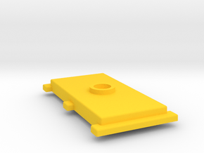 Rudy the Robot Battery Cover in Yellow Processed Versatile Plastic