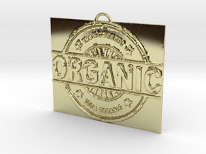 100% Organic in 18k Gold Plated Brass