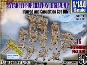1/144 Antarctic Troops Set105 in Tan Fine Detail Plastic