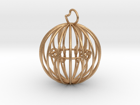 Sphere Interlocket in Natural Bronze (Interlocking Parts): Medium