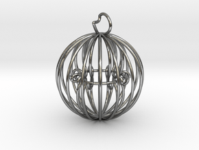 Sphere Interlocket in Polished Silver (Interlocking Parts): Medium