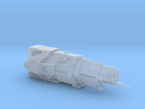 UNSC Halcyon Class Cruiser high detai small V2 in Smooth Fine Detail Plastic