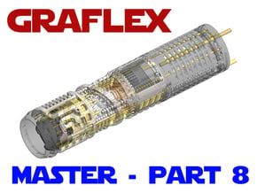 Graflex Master - Part8 - RP Cap in Black Premium Versatile Plastic