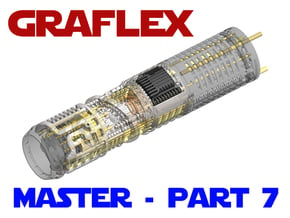 Graflex Master - Part7 - SD Cap in White Natural Versatile Plastic