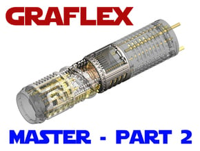 Graflex Master - Part 2 - Shell1 in White Natural Versatile Plastic