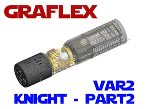 Graflex Knight Chassis - Variant 2 - Part 2 in White Natural Versatile Plastic