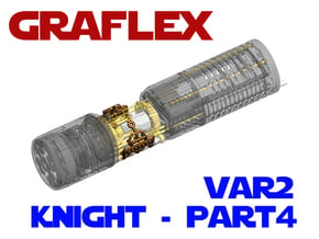 Graflex Knight Chassis - Variant 2 - Part 4 in White Natural Versatile Plastic