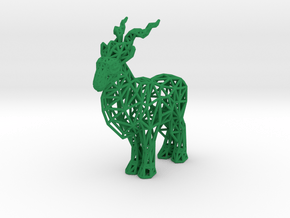 Markhor (adult male) in Green Processed Versatile Plastic