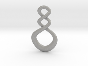 Maori Infinity Pendant in Aluminum