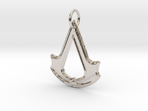 Assassins Creed Keychain in Platinum