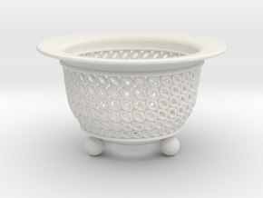Neo Pot Ovals 3in.  in White Natural Versatile Plastic