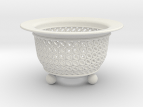 Neo Pot Ovals 3.5in.  in White Natural Versatile Plastic