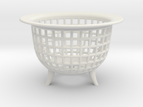 Neo Pot Weave 2.5in.  in White Natural Versatile Plastic