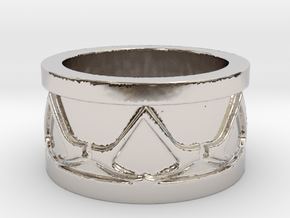 Assassins Creed Ring in Rhodium Plated Brass: 2.25 / 42.125