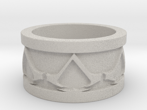 Assassins Creed Ring in Natural Full Color Sandstone: 1.75 / -