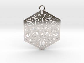 Ornamental pendant in Platinum