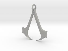 Assassins Creed Pendant in Aluminum