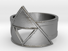 TriForce  Ring in Natural Silver: 5 / 49