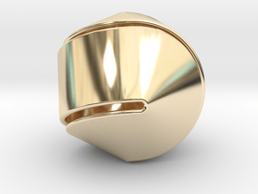 Hexasphericon Large & Hollow in 14K Yellow Gold