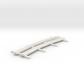 r-165bas-curve-1r-bridge-ng-track-long-plus2-1a in White Natural Versatile Plastic