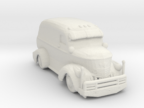 Jeepers Creeper Van v2 285 scale in White Natural Versatile Plastic