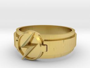 Kid Flash Ring size 10 in Polished Brass