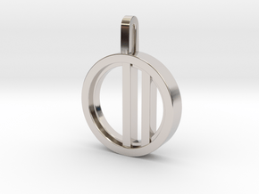 Minimalist in Rhodium Plated Brass: Small