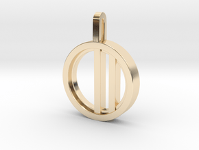 Minimalist in 14k Gold Plated Brass: Small