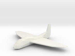 plane in White Natural Versatile Plastic