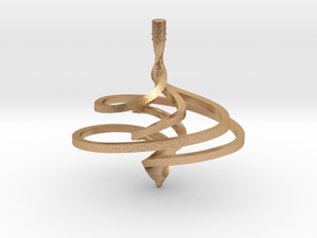 Spinning Top Nr2 in Natural Bronze