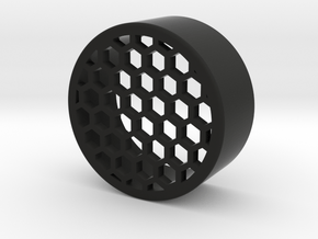 40mm honeycomb one piece in Black Natural Versatile Plastic