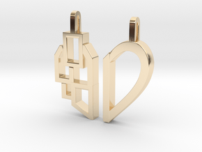 Better Together in 14k Gold Plated Brass