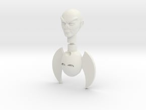 Acroyear II Shaitan Heads in White Natural Versatile Plastic