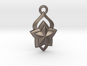 Star Guardian - Lux (Charm) in Polished Bronzed-Silver Steel
