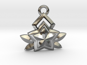 Star Guardian - Janna (Charm) in Polished Silver