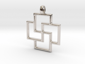 Tursaansydan Symbolic Jewelry Pendant Minimal in Platinum