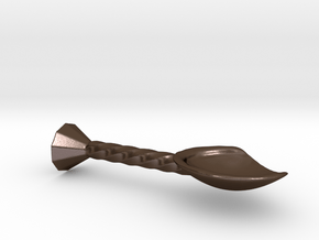 Herb spoon in Polished Bronze Steel