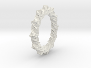 light Reflecting Ring in White Premium Versatile Plastic