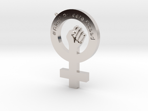 feminismPENDANT in Platinum