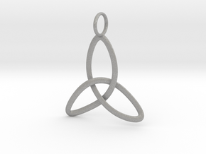 Single Celtic Knot - Thin in Aluminum