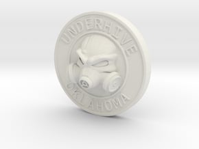 OK-Underhive Token in White Natural Versatile Plastic