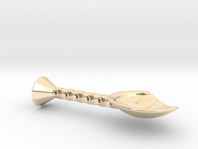 Herb spoon in 14K Yellow Gold